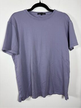Robert Barakett Men's Lightweight Lavender Crew Neck Tee